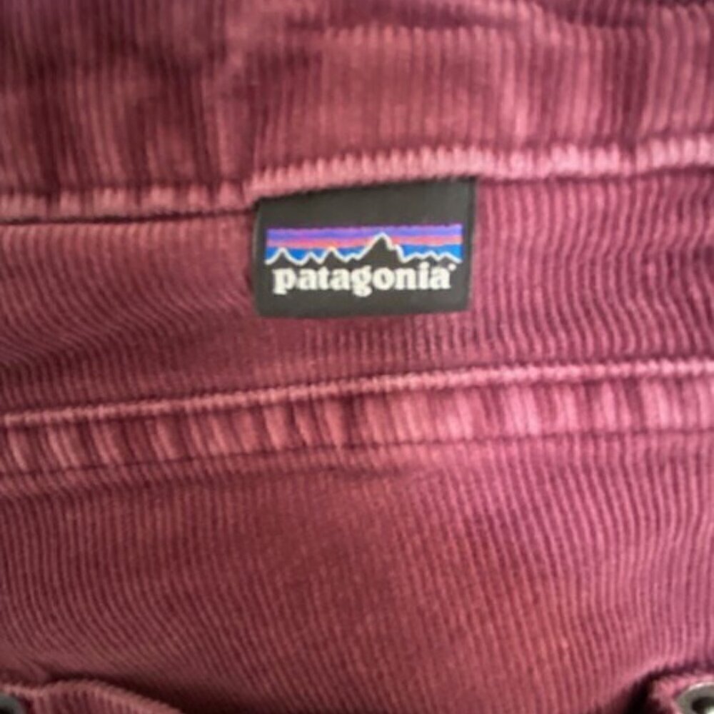 PATAGONIA Cotton Corduroy Slim Pants Jeans Burgundy 27 - Picture 8 of 15